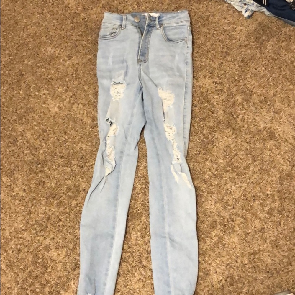 High wasted jeans